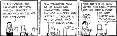 Dilbert on Mordac passwords